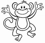 Drawing Baboon Templates Coloring Printable Pages Cartoon Children Getdrawings Childrens Clipartmag sketch template