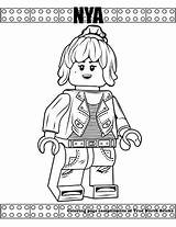 Ninjago Coloring Pages Nya Lego Nia Movie Colouring Bricks True North Printable Lloyd Kids Go Choose Board sketch template