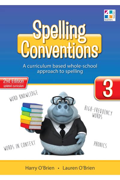 spelling conventions second edition year 3 teachers 4
