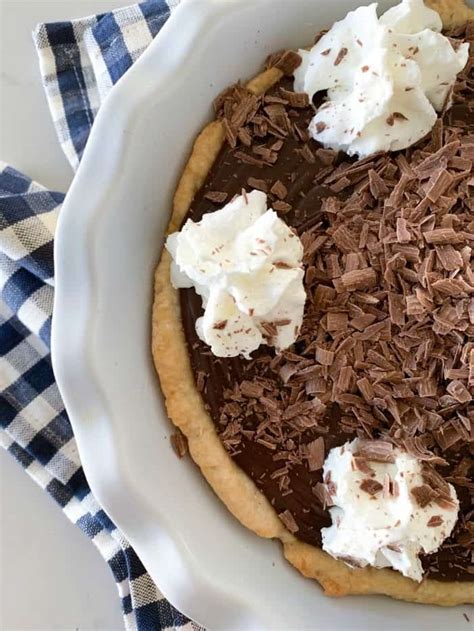 Classic Chocolate Cream Pie The Best Cream Pie Recipe Ever