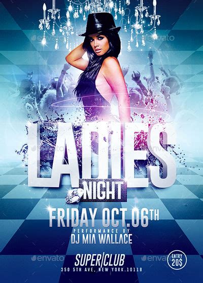 Ladies Night Sexy Party Flyer Template By Romecreation On Deviantart