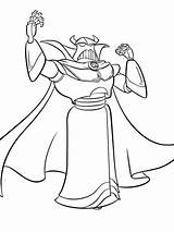 Toy Story Coloring Pages Zurg Emperor Printable Disney Pixar Family Fun Kids Filminspector sketch template