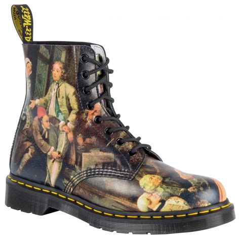 dr martens ladies pascal multi coloured boots