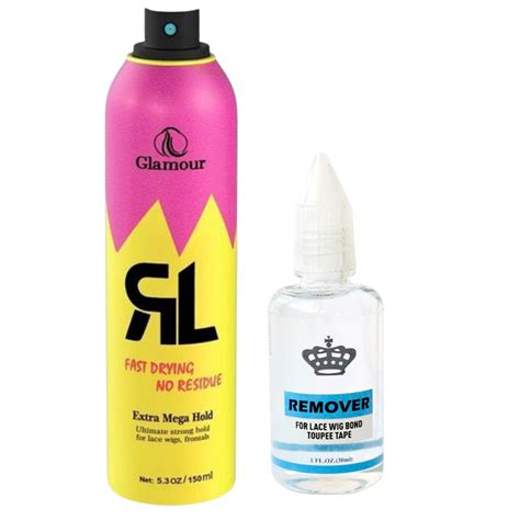 glamour extra hold freeze spray fast acting wig glue remover shop