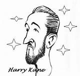 Kane Harry Pages Coloring Coloringpagesonly sketch template