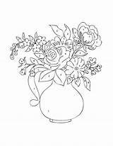 Coloring Color Number Pages Flower Adult Numbers Printable Mother Mothers Vase Flowers Printables Bouquet Kids Adults Colouring Simple Paint Sheets sketch template
