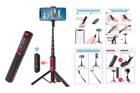 Top 10 Best Bluetooth Selfie Stick Of 2018 Review Our Great Products