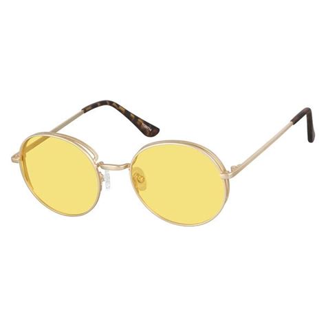 gold premium round sunglasses 1120714 zenni optical eyeglasses