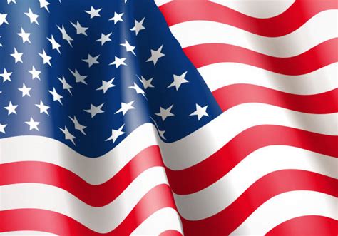 Royalty Free American Flag Waving Clip Art Vector Images
