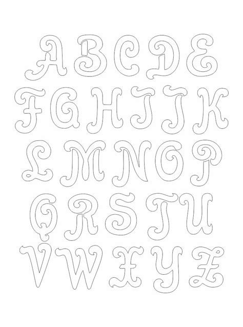 images  printable letter fonts printable bubble letters