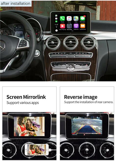 For Mercedes Benz Ntg5 0 5 1 5 2 System C W205 Android Auto Wireless