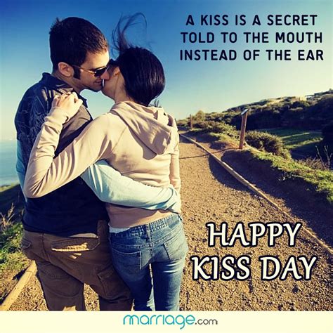 A Kiss Is A Secret Told To The Marriage Quotes