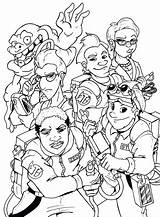 Ghostbusters Coloring Pages Printable Kids Ghost Busters Color Cartoon Print Books Extreme Stay Puft Drawing Coloriage Party Birthday Activities Wonder sketch template