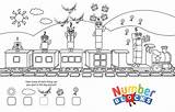 Numberblocks Coloring Colorare Disegni Bambini Coloringonly sketch template