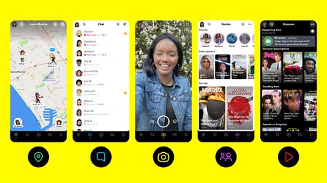 snapchat redesigns  app   action bar techcrunch bloglovin