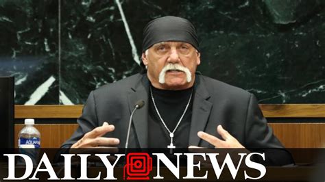 Hulk Hogan Takes The Stand In 100m Sex Tape Trial Youtube