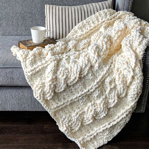 crochet cables afghan blanket  pattern crochet throw pattern