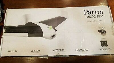 parrot pf disco fpv drone set wskycontroller  fpv drone drones parrot disco