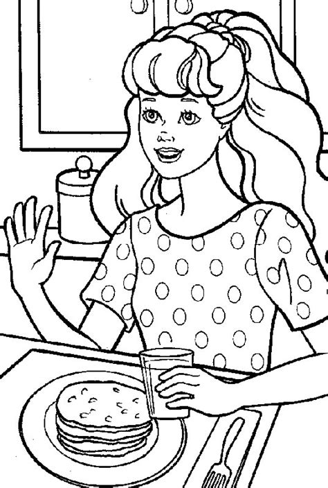 barbie coloring pages birthday printable
