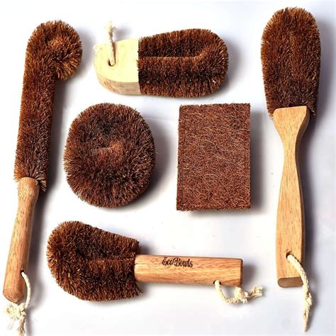 brown coconut coir fiber brushes  utensil grade  rs  piece