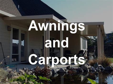 aluminum awnings  manufactured homes bruin blog