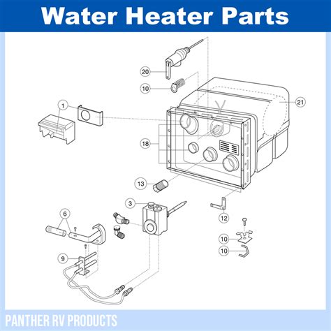 dometic atwood ga  rv water heater parts breakdown