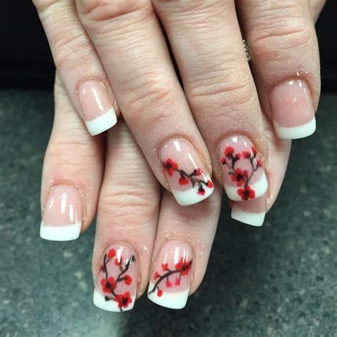 charming cherry blossom nail art naildesigncode les perrieres