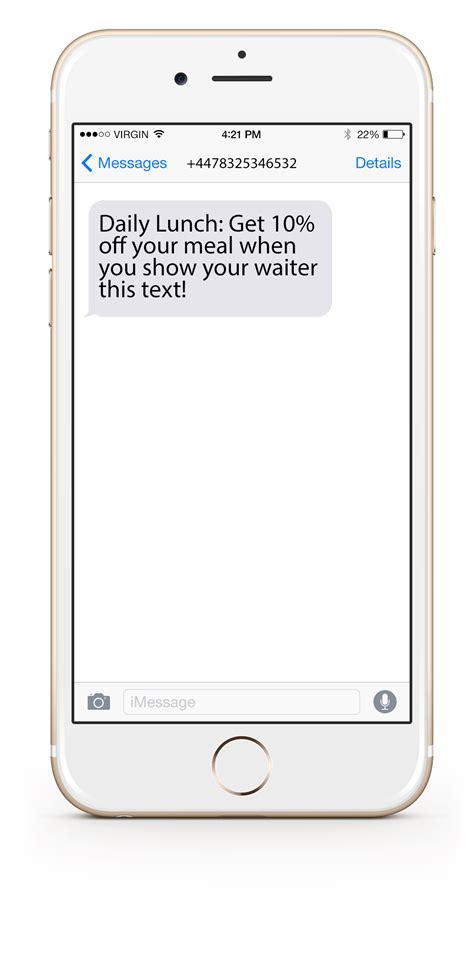 text message template
