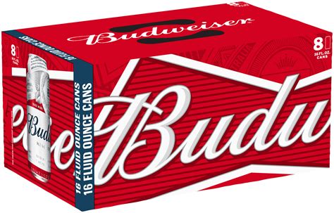 Budweiser Beer 16oz Can 8 Pack Beer Wine And
