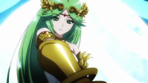 palutena alights from the super smash bros 3ds wii u reveal trailer