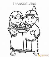 Coloring Pilgrim Thanksgiving Sheet Kids sketch template