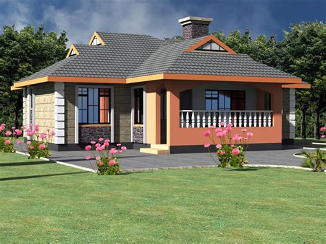 neatly designed simple  bedroom bungalow house hpd consult