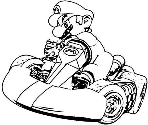 mario kart coloring pages books    printable