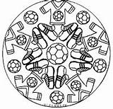 Mandala Mandalas Fußball Fussball Jungen Malvorlagen Kidsweb Schuhe Allerlei sketch template