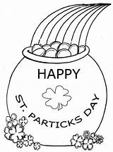 Coloring St Patricks Pages Funny sketch template