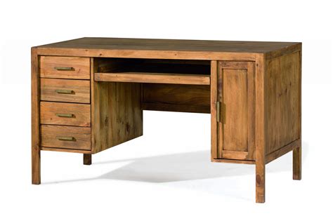 escritorio de madera maciza   cajones  puerta blog myoc muebles