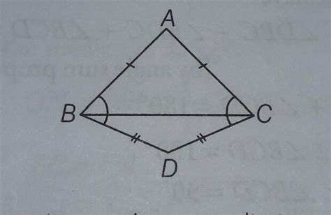 Question 5 Abc And Dbc Are Two Isosceles Triangles On The