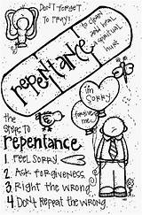 Lds Repentance Repentence Melonheadz Illustrating Repent Deacons Forgiveness Scripture Melonheadsldsillustrating Fhe Commandments Forgive sketch template