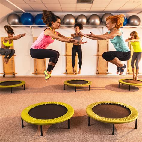 trampoline workout   bari studio fitness healthcom video trampoline workout mini