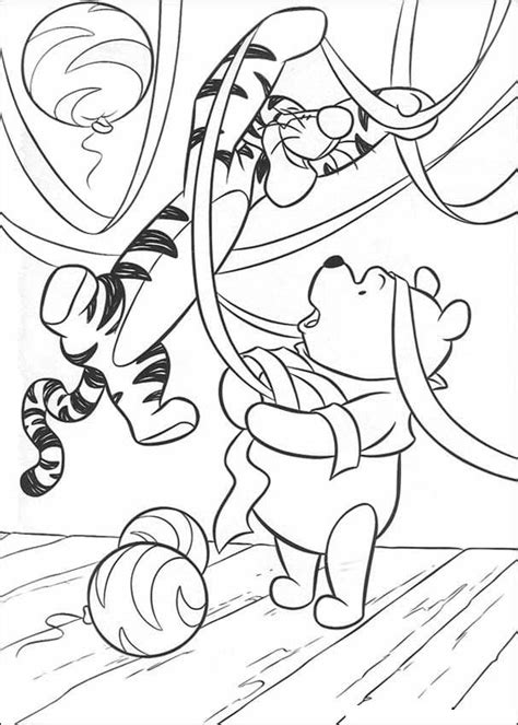 winnie  pooh  tigger coloring page  print  color