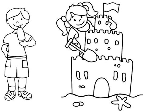 summer coloring pages  preschool   summer coloring