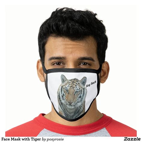 face mask  tiger zazzlecom face mask pet tiger trendy face masks