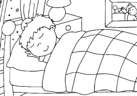 sleep coloring pages coloring home