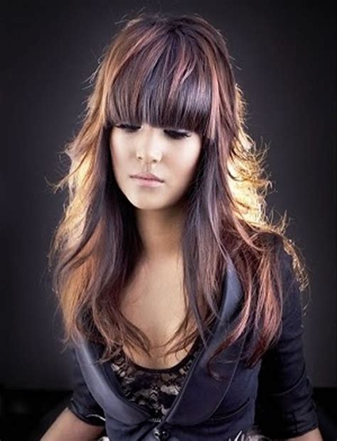 100 Cute Hairstyles With Bangs For Long Round Square Faces Page 4 Of 9