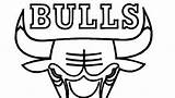 Chicago Bull Bulls Coloring Pages Getdrawings Drawing sketch template