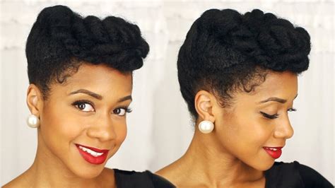 easy elegant updo perfect  special occasions natural hair youtube