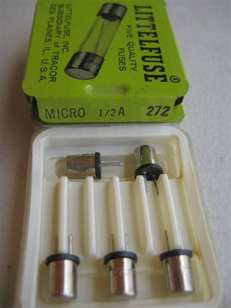 littelfuse micro fuse      amp  vac nos plug  fast blow ebay