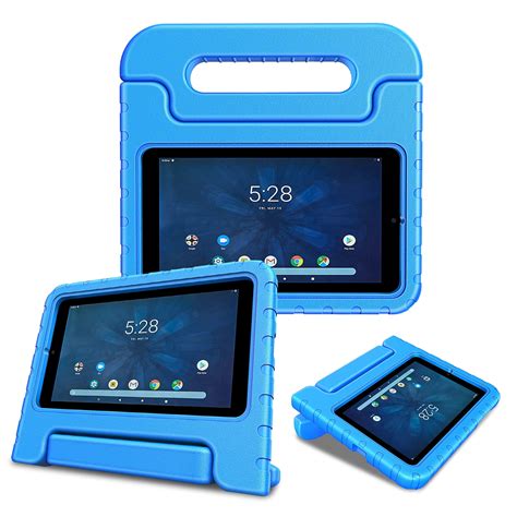 fintie kiddie case  kids   onn   android tablet shock proof protective light