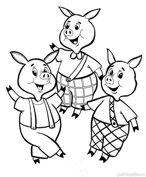 pigs coloring pages  childrens printable