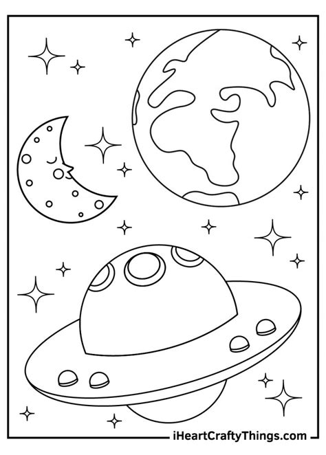 outer space coloring pages   printables